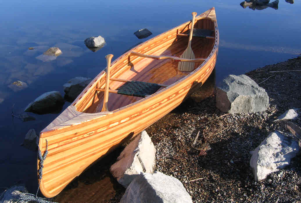 Tandem Wood Canoe